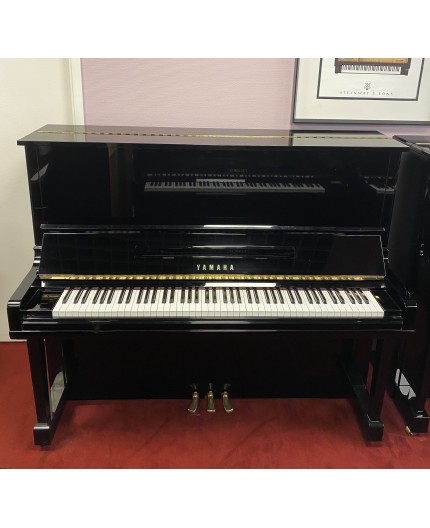 Piano Droit Yamaha U30bl Magasin Thionville Couleur Noir Brilliant Accastillage Laiton Or