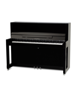 upright piano glossy black white for rent