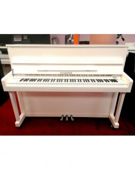 Piano right study lacquered white or black for rent
