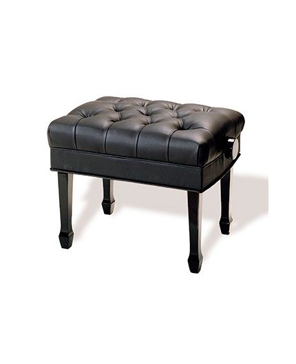 New leather concert piano bench