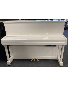 Cheap glossy white used study piano
