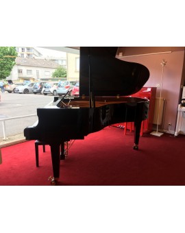 Used upright piano SCHIMMEL 120 Myrthe Mahogany Store Nancy Fittings Gold  Brass Silent system Available as an option Colour Dark wood / mahogany