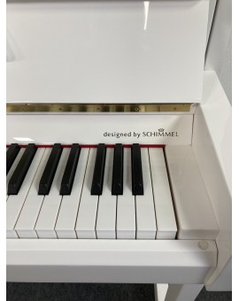 Nieuwe witte piano SCHIMMEL FRIDOLIN