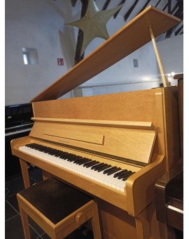 Taburete redondo para piano, en madera de haya